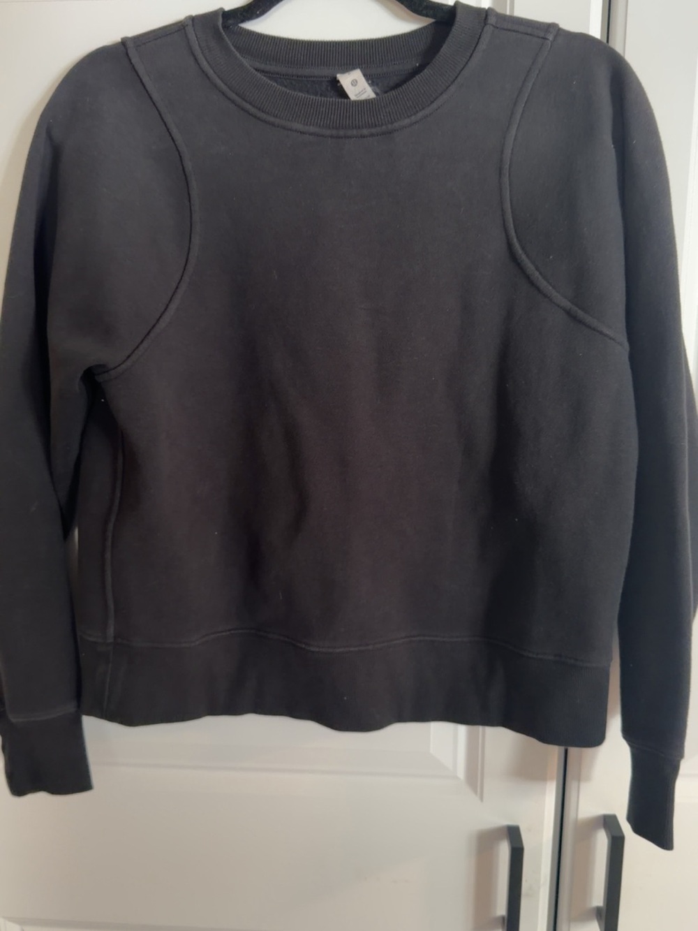 Lululemon Loungeful Crewneck Black Pullover Relaxed Fit